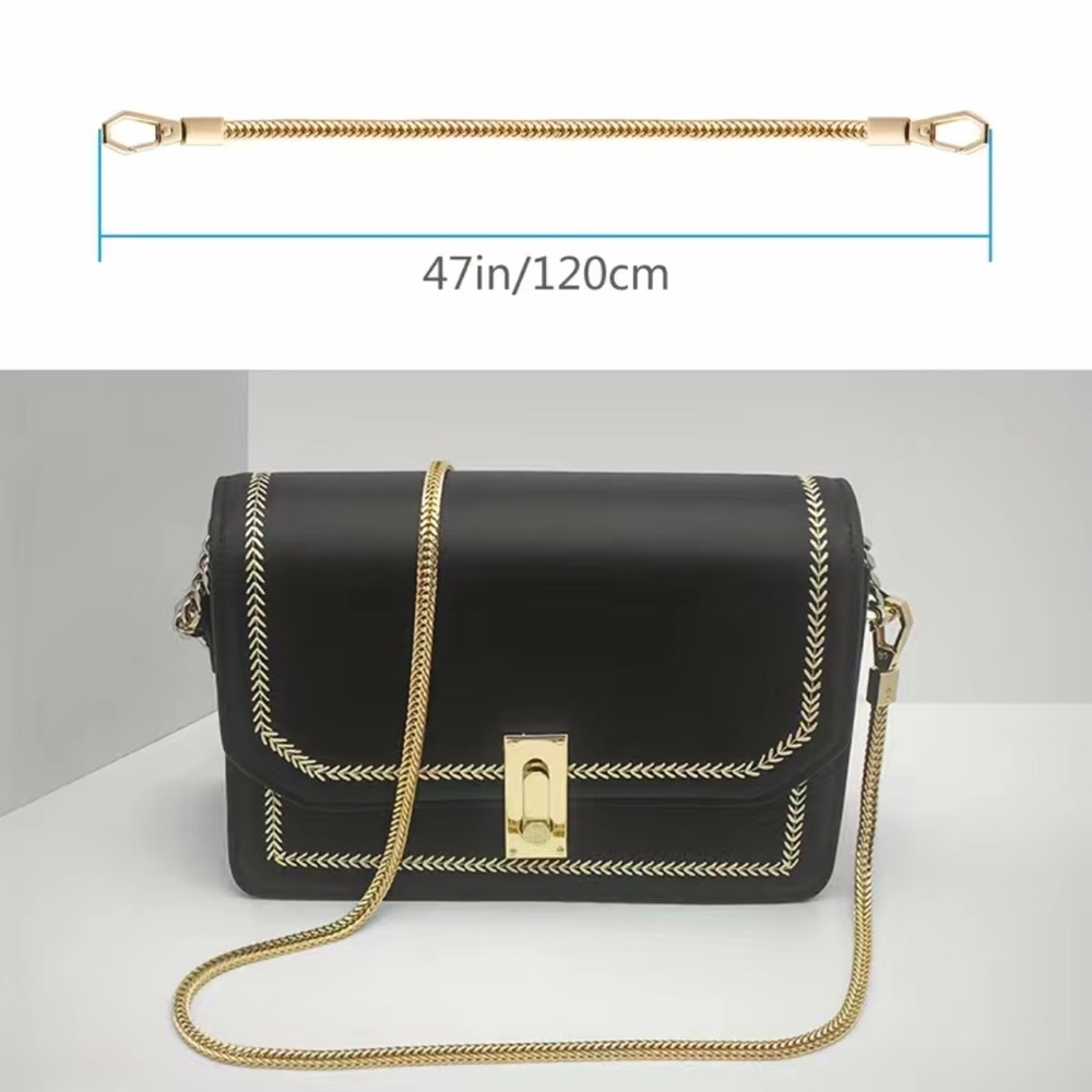 High Quality 47” Flat Chain Replacement Crossbody… - image 4